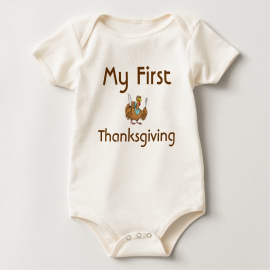 My first Thanksgiving Baby Bodysuit