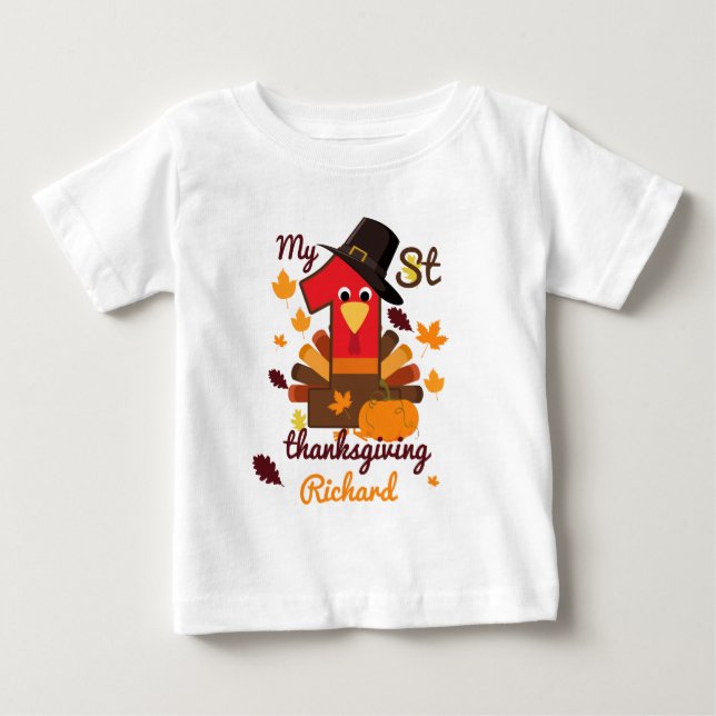my first thanksgiving baby T-Shirt (Front)