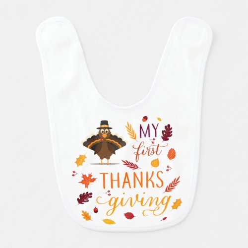 My First Thanksgiving Bib