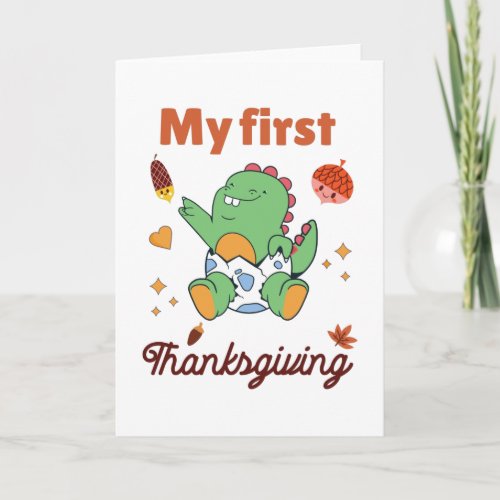 My first Thanksgiving Card