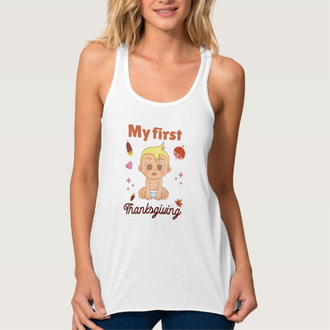 My first Thanksgiving Tank Top (Front)