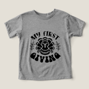 My First Thanksgiving - Thanksgiving Toddler T-shirt