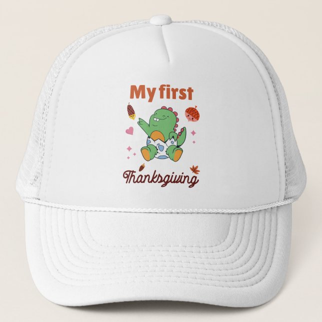 My first Thanksgiving Trucker Hat (Front)