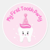 My First Tooth Party Pink