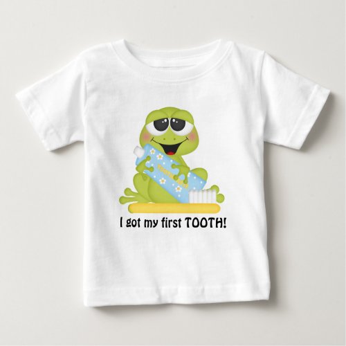 My First Tooth unisex baby t_shirt