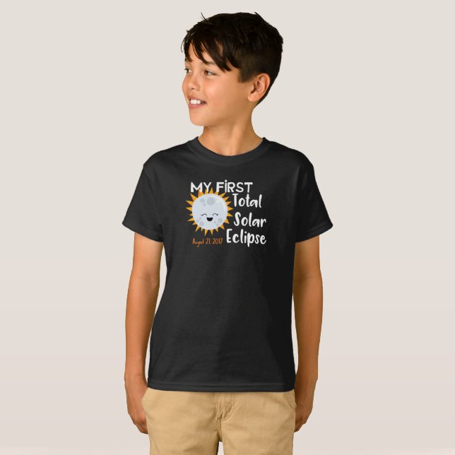 My First Total Solar Eclipse 2017 Tee (Front Full)