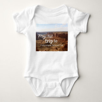 My first trip to Canyonlands Baby Bodysuit