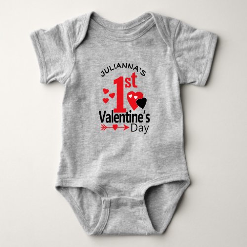 My First Valentine Baby Clothes Baby Bodysuit