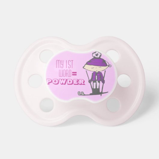 My first word pacifier (Front)