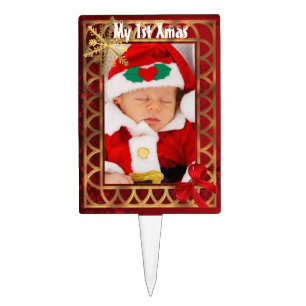 My first xmas cake topper