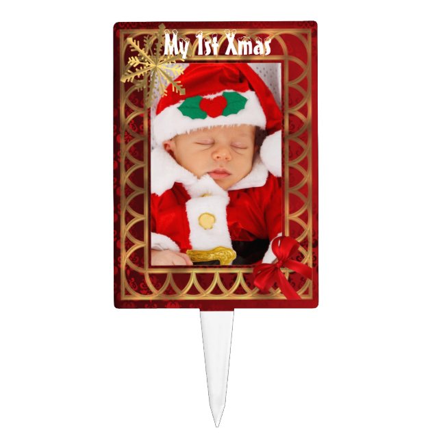 My first xmas cake topper (Front)