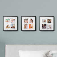 My First Year 1st Birthday Baby Photo Collage