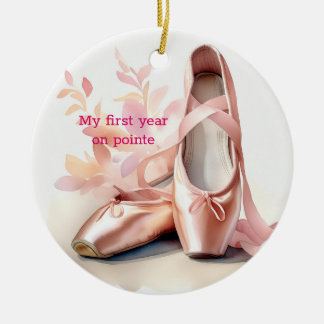 My First Year on Pointe Personalized Ornament