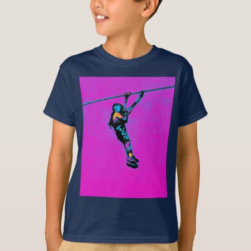 My First Zipline Ride _ Ziplining T_Shirt
