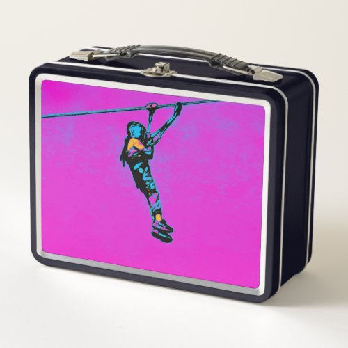 My First Zipline _ Zipliner Rider Metal Lunch Box