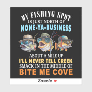 MY FISHING SPOT STICKER