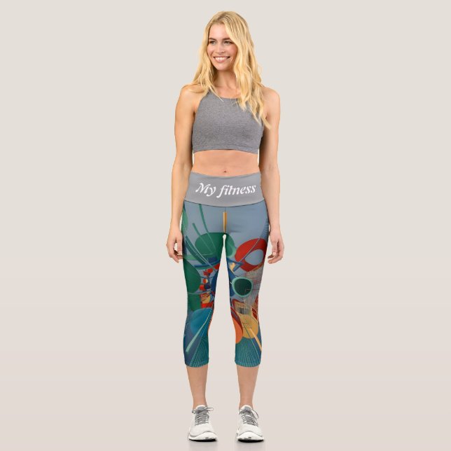 My fitness capri leggings (Front)