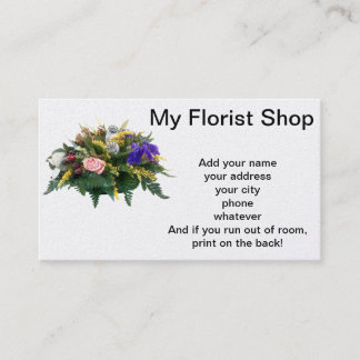My Florist shop Business Card