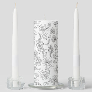 My Flower Design 3 Unity Candle Set