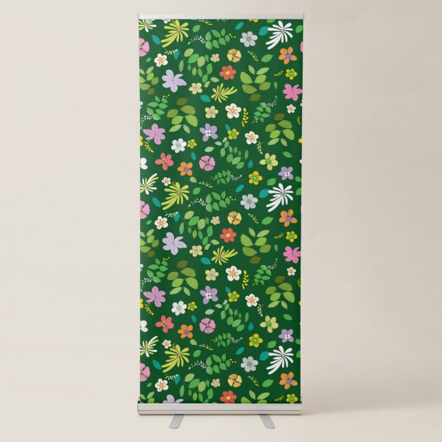 My Flower Design 4 Retractable Banner (Front)