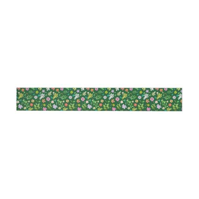 My Flower Design 4 Wrap Around Address Label (Individual)