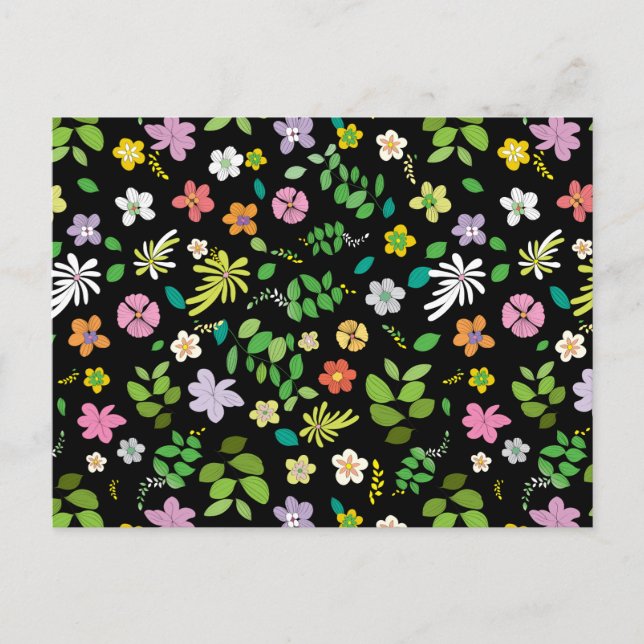 My Flower Design 5 Postcard (Front)