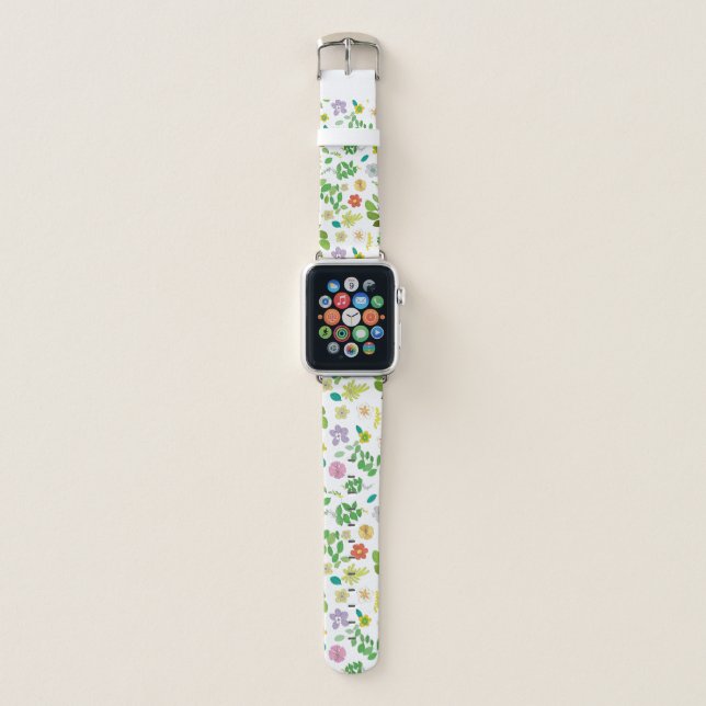 My Flower Design 6 Apple Watch Band (Front)