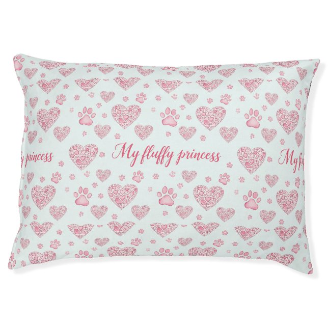 My Fluffy Princess, Dog Bed   (Front)