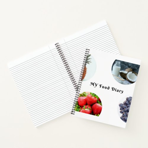 My Food Diary Notebook