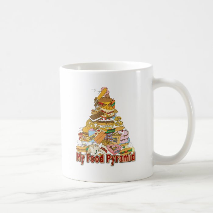 My Food Pyramid ~ Junk Food Snacks Mug