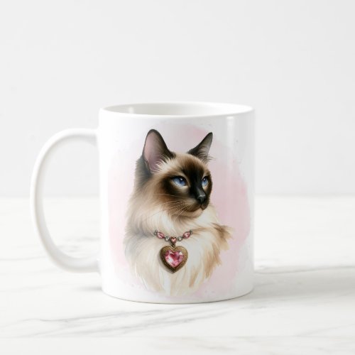 My Forever Valentine Siamese Cat Mug