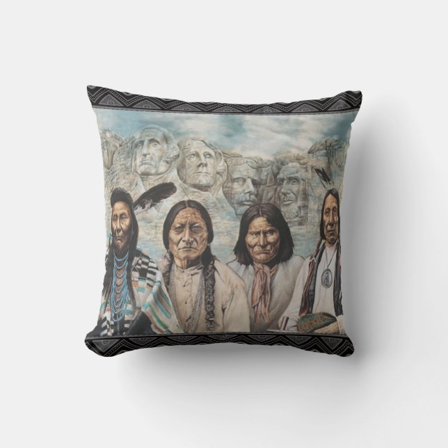 My Founding Fathers Throw Pillow (Front)