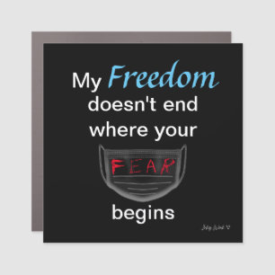 My Freedom Car Magnet