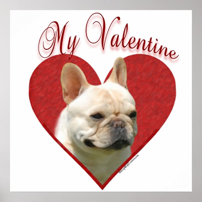 My Frenchie Valentine Poster (Front)