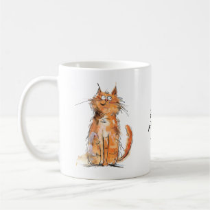 My Friday Afternoon Face Cat Work Place Humor Coffee Mug