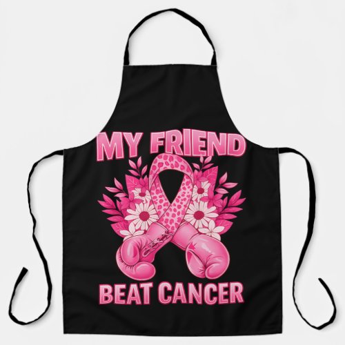 My Friend Beat Cancer Apron