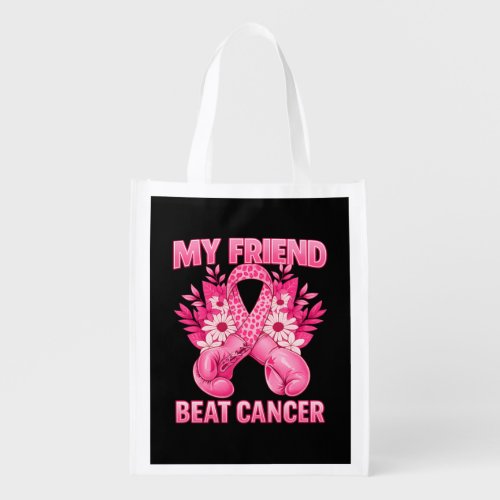 My Friend Beat Cancer Grocery Bag