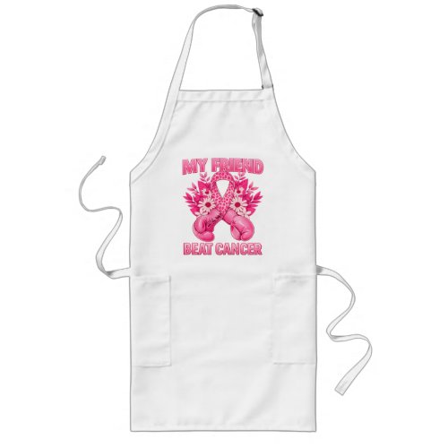 My Friend Beat Cancer Long Apron