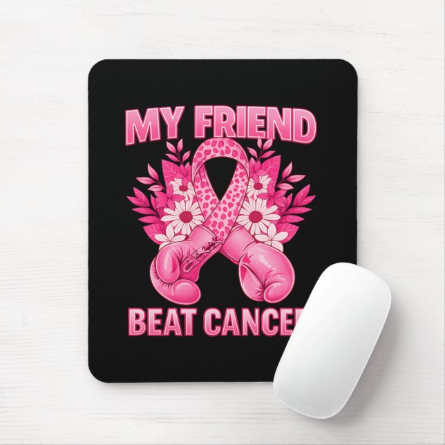 My Friend Beat Cancer Mouse Pad (With Mouse)
