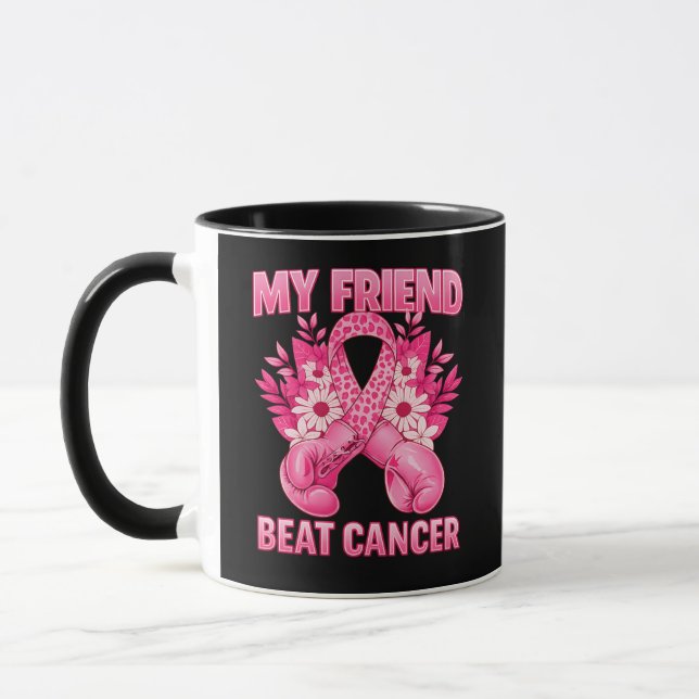 My Friend Beat Cancer Mug (Left)