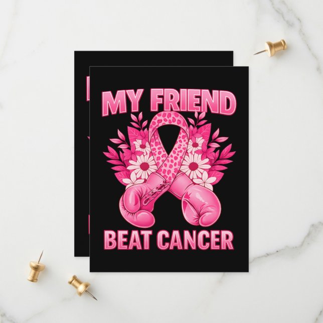 My Friend Beat Cancer Save The Date (Front/Back In Situ)