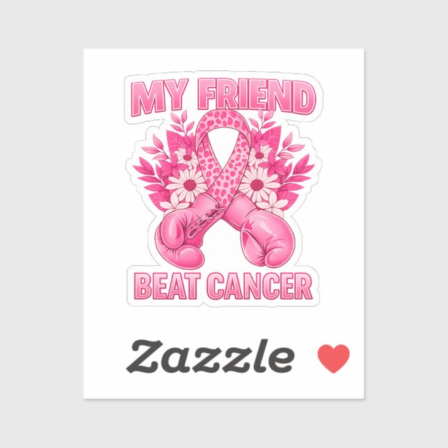 My Friend Beat Cancer Sticker (Sheet)