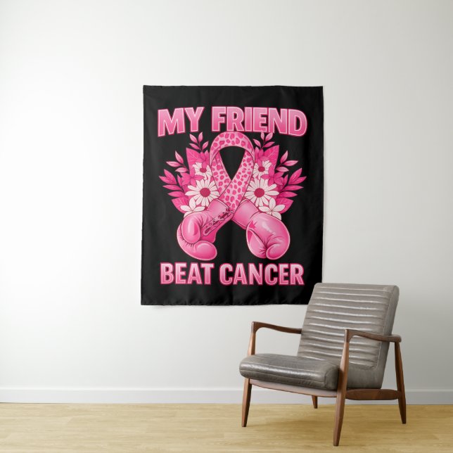 My Friend Beat Cancer Tapestry (In Situ)