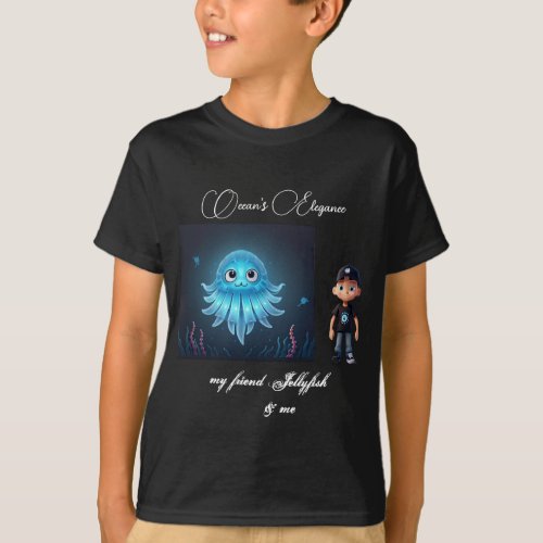 my friend Jellyfish  me T_Shirt