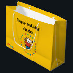 My Friend Maisy Birthday Large Gift Bag<br><div class="desc">Maisy is everyone's best friend! Lucy Cousins's adorable,  friendly mouse with her bright red shirt and blue pants will appeal to kids of all ages and interests. This cute and fun design will put a smile on your face.</div>