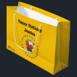 My Friend Maisy Birthday Large Gift Bag<br><div class="desc">Maisy is everyone's best friend! Lucy Cousins's adorable,  friendly mouse with her bright red shirt and blue pants will appeal to kids of all ages and interests. This cute and fun design will put a smile on your face.</div>