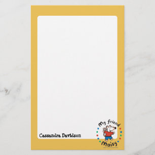 My Friend Maisy Colorful Circle Design Stationery