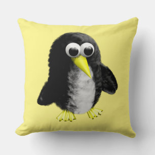 My friend the penguin baby bodysuit throw pillow