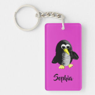 My friend the penguin keychain