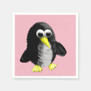 My friend the penguin paper napkins